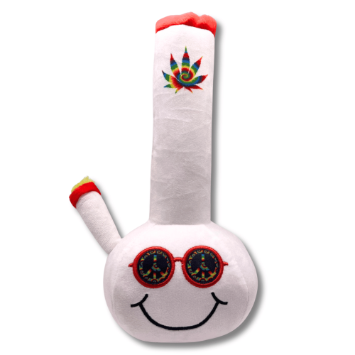 My Name is Billie, Funny Squeaky Weed Dog Toy, Cute Stuffed Parody Pot Bong, Cool Plush 420 Novelty Gift for Pets & Their Owners My Name is Billie, Funny Squeaky Weed Dog Toy, Cute Stuffed Parody Pot Bong, Cool Plush 420 Novelty Gift for Pets & Their Owners