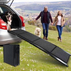 Car Ramp For Dogs (Color: Black)