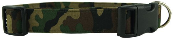 Camouflage Dog Collar (Option: Small)