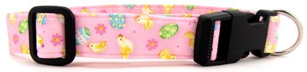 Tossed Chicks & Eggs Dog Collar (Option: Small)