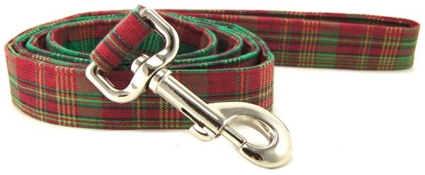 Christmas Plaid Dog Leash (Option: Large)