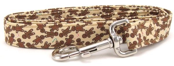 Gingerbread Men Dog Leash (Option: Small)