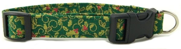 Golden Holly Dog Collar (Option: Small)