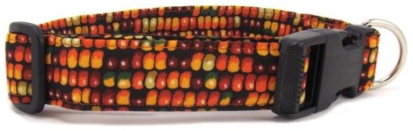 Indian Corn Dog Collar (Option: Small)