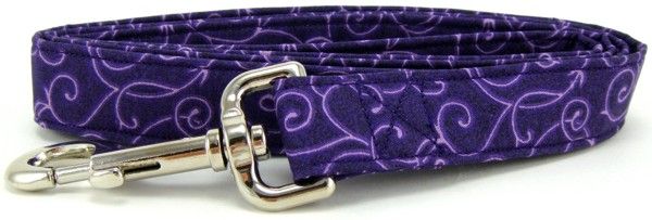 Purple Swirl Dog Leash (Option: Large)