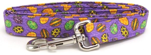 Tossed Easter Eggs Dog Leash (Option: Small)